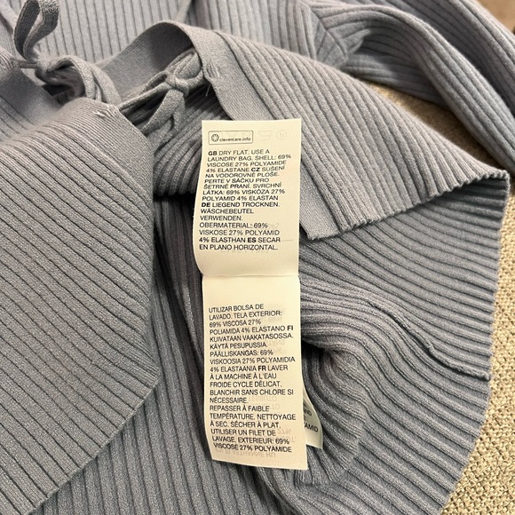 & Other Stories Tie Front Cardigan - Picture 7 of 8